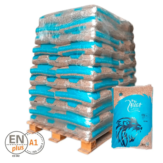 Hiszpański pellet premium z sosny bez kory ENplus A1 – 732 kg