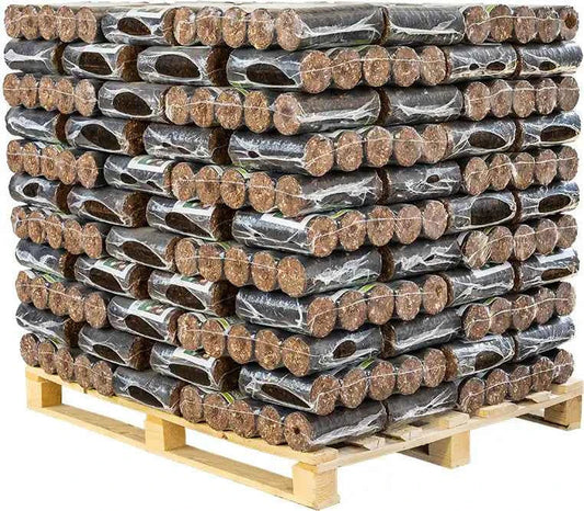 Brykiet z kory na noc – żar 8–10 godz., 840 kg (100 paczek × 10 kg)