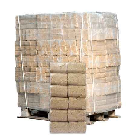 Brykiet RUF z certyfikatem FSC – pełna paleta 960 kg (96 paczek × 10 kg)