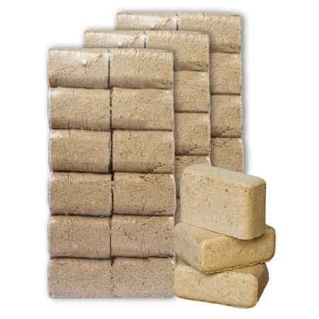 Brykiet RUF z certyfikatem FSC – połowa palety 480 kg (48 paczek × 10 kg) – zdjęcie